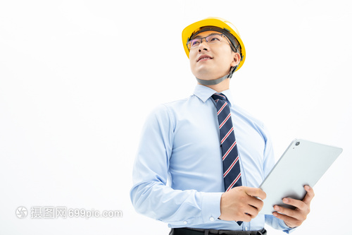 建筑工程师视察