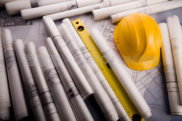 建筑工程建设,自然多彩色调
