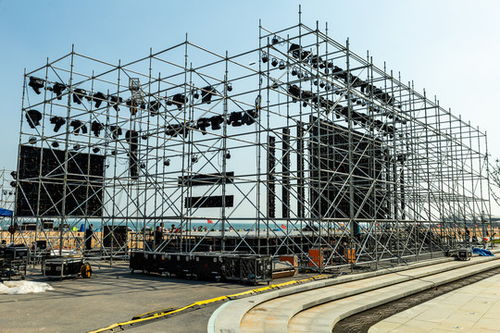 桁架搭建图片素材下载 建筑摄影素材下的工程建设图片素材
