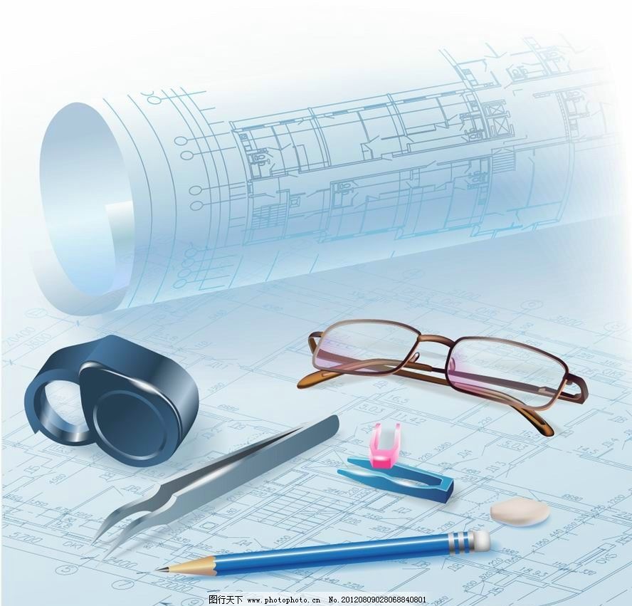 建筑工程图纸、办公用品与园林景观工程设计的融合之道